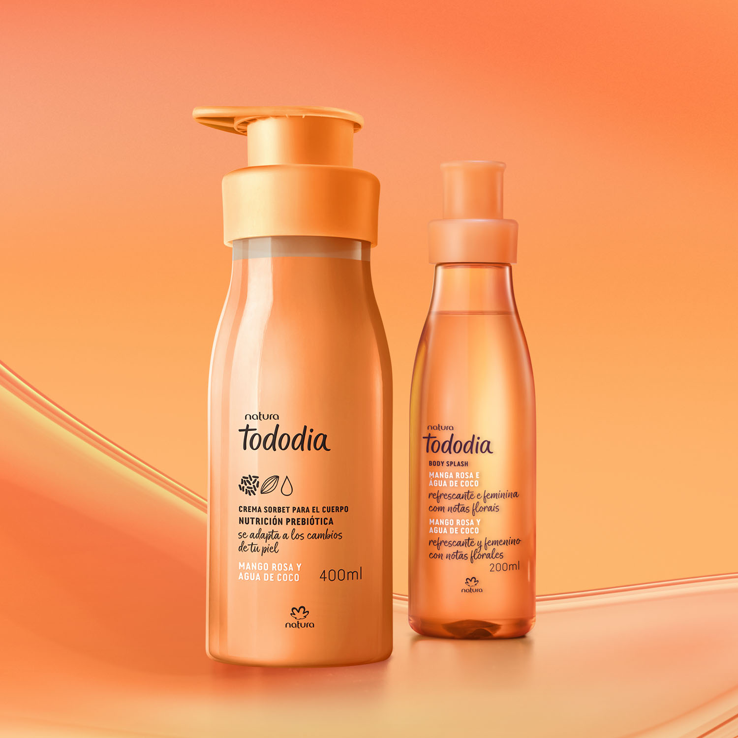 Kit Tododia Mango Rosa y Agua de Coco Hidratación y Perfumación