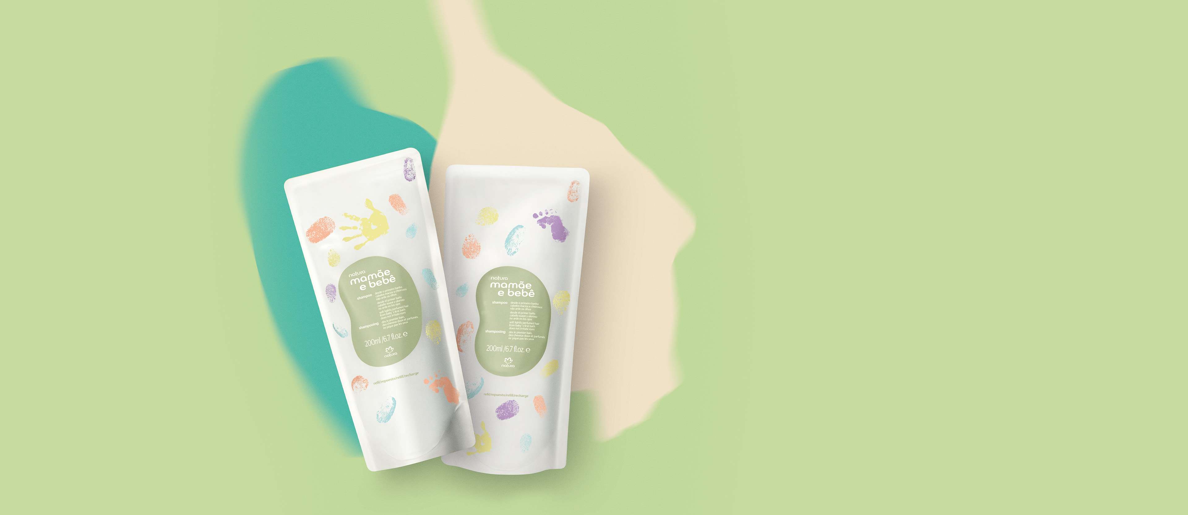 Repuesto Shampoo Infantil Mamá y Bebé 200ml