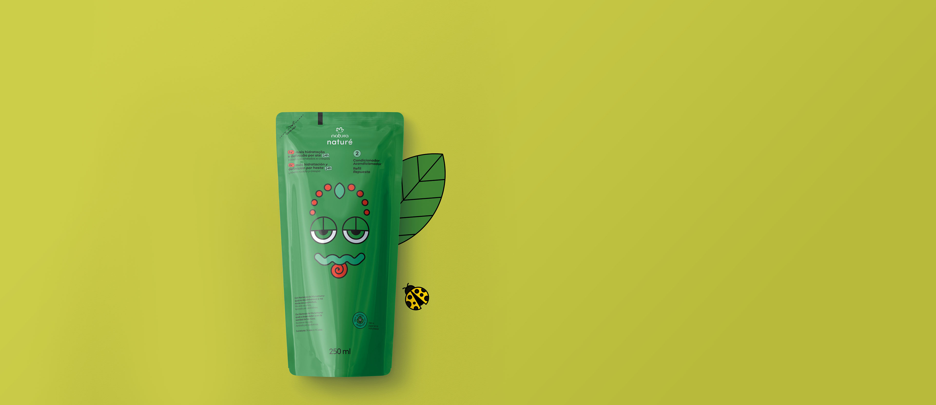 Repuesto Acondicionador para Cabellos Rizados y Crespos Naturé 250 ml