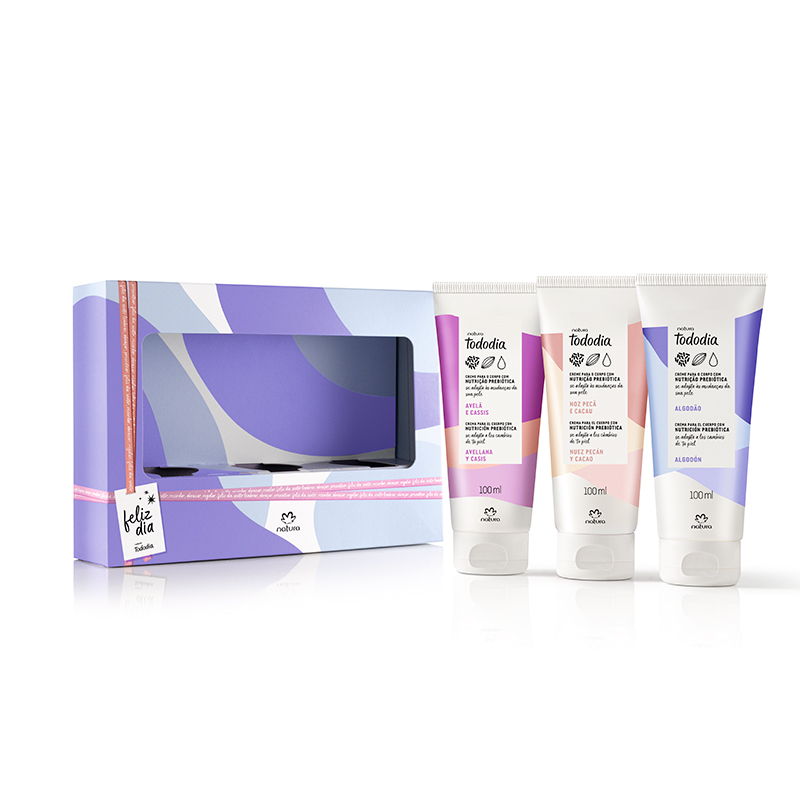 Caja de cremas hidratantes Tododia trío