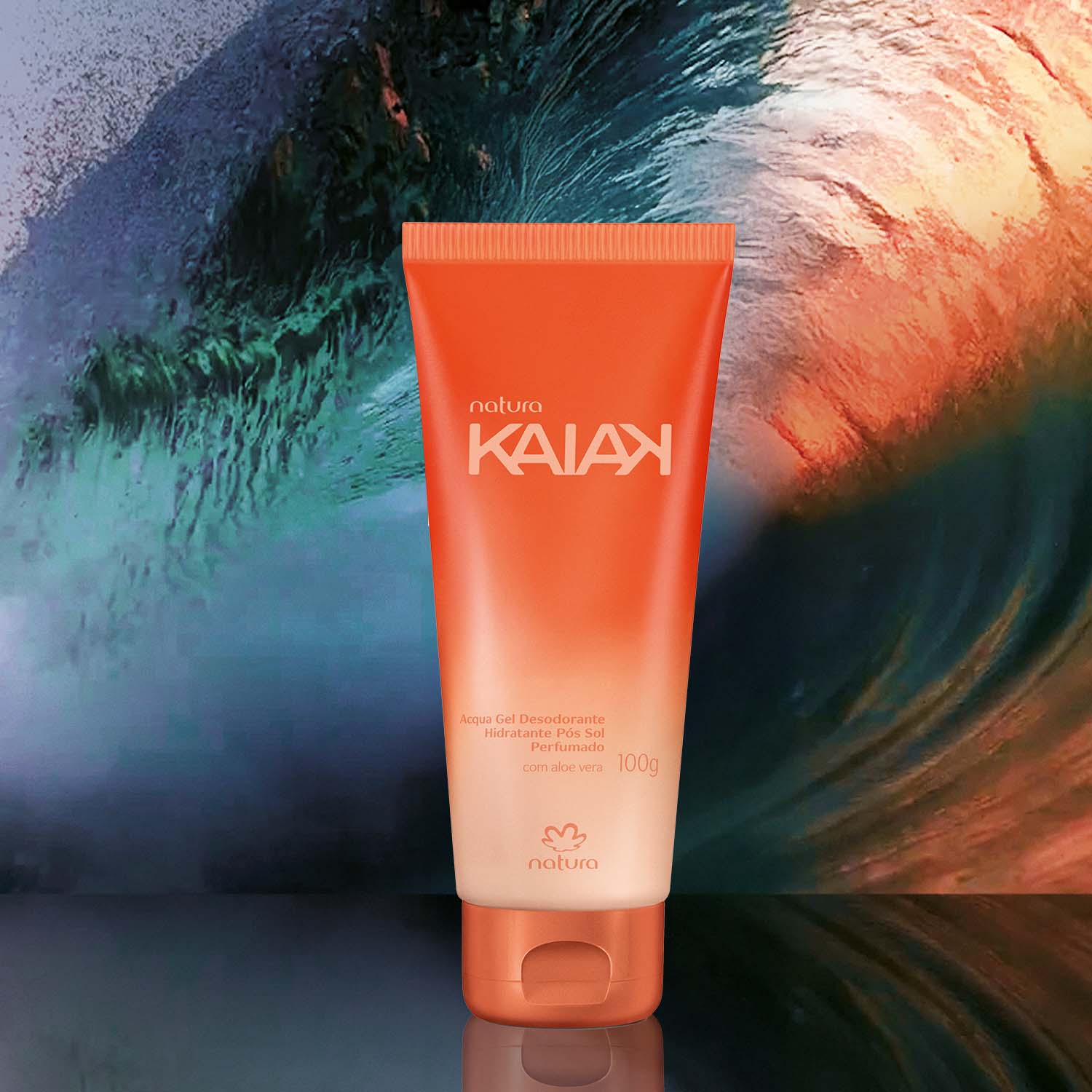 Aqua Gel Hidratante Corporal Post Solar  Kaiak Femenino 100 g