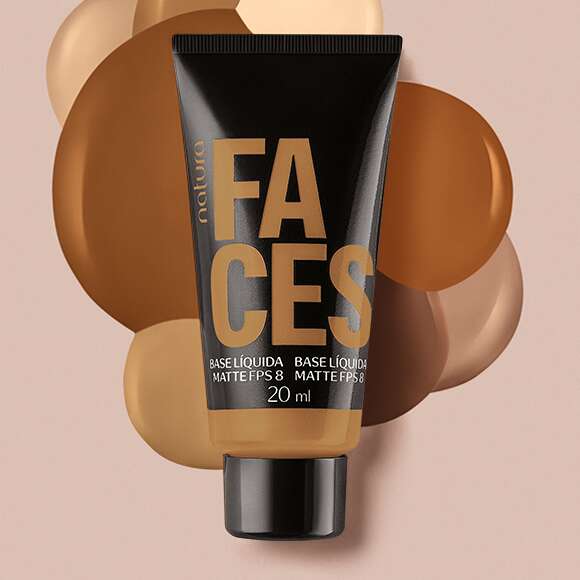Base Líquida Check Matte Faces 20 ml