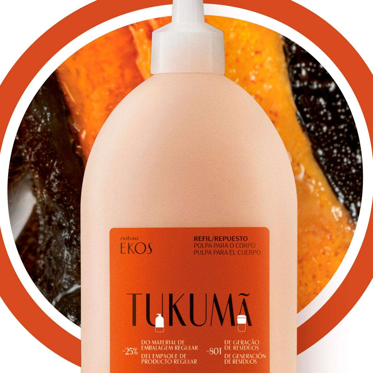 Repuesto Pulpa Hidratante Corporal Ekos Tukumá 400 ml