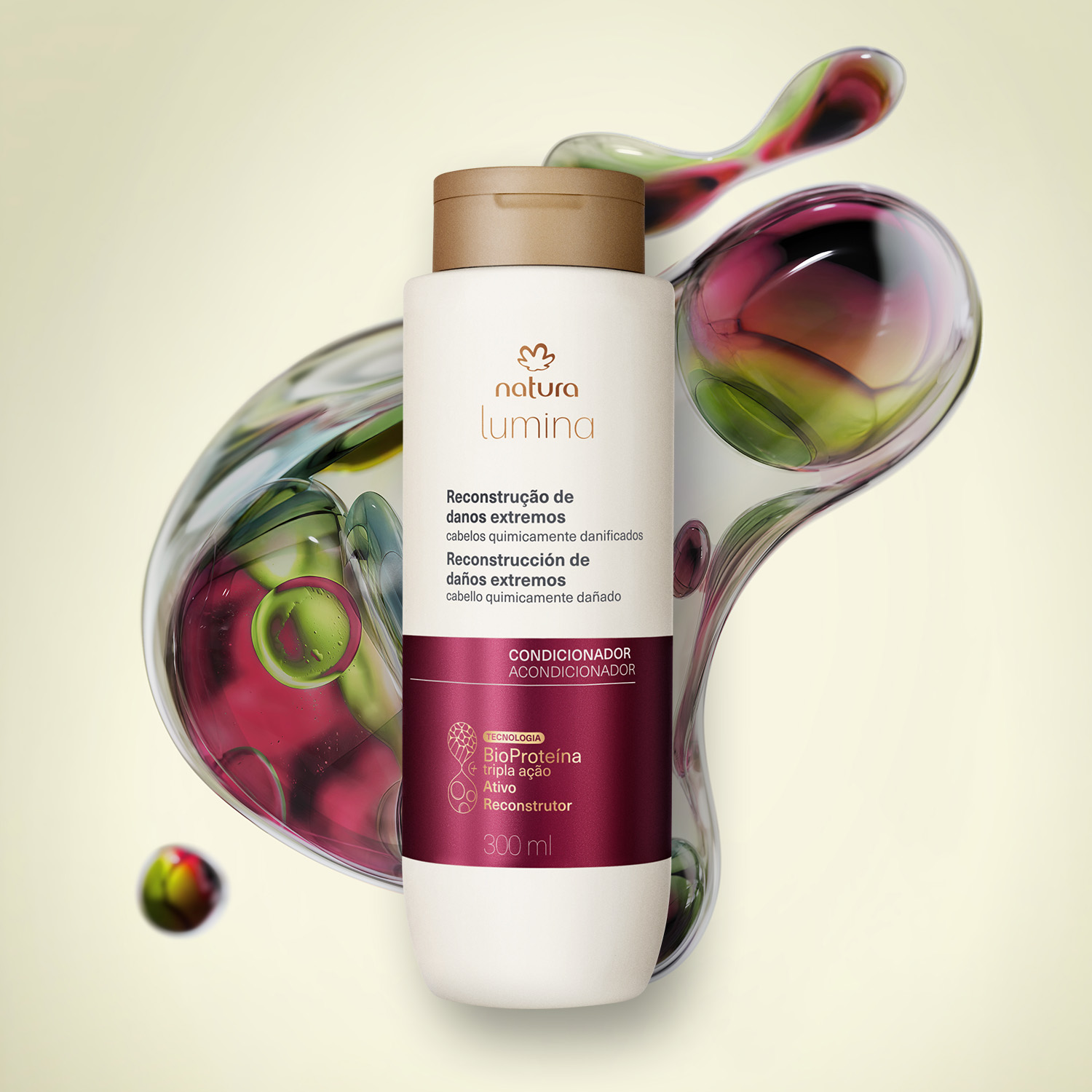 Acondicionador Reconstrucción de Daños Extremos Lumina 300ml