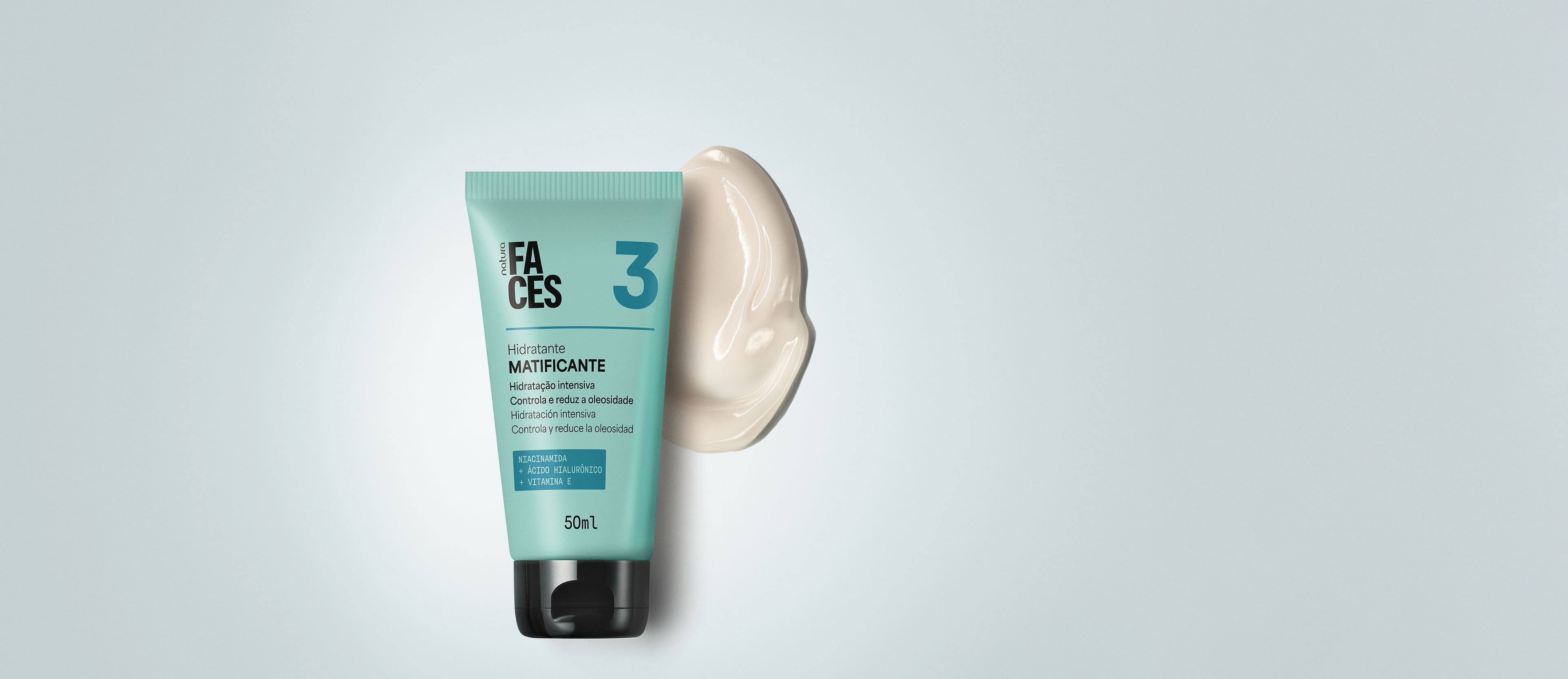 Hidratante Facial Matificante Faces 50 ml