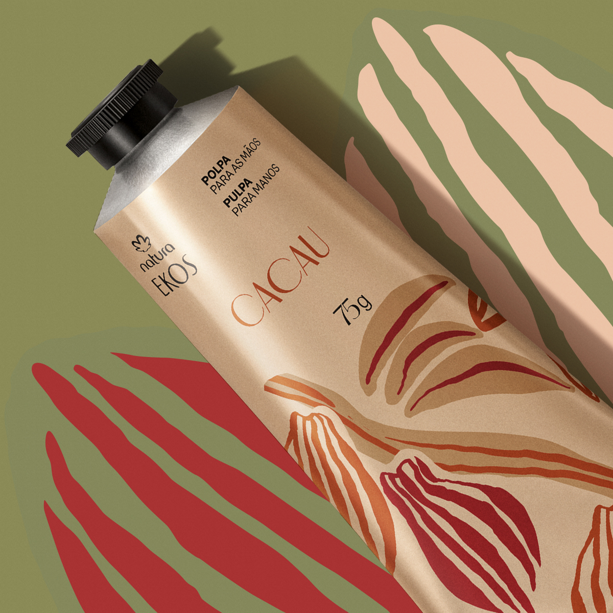 Crema Hidratante para Manos Ekos Cacao 75 g