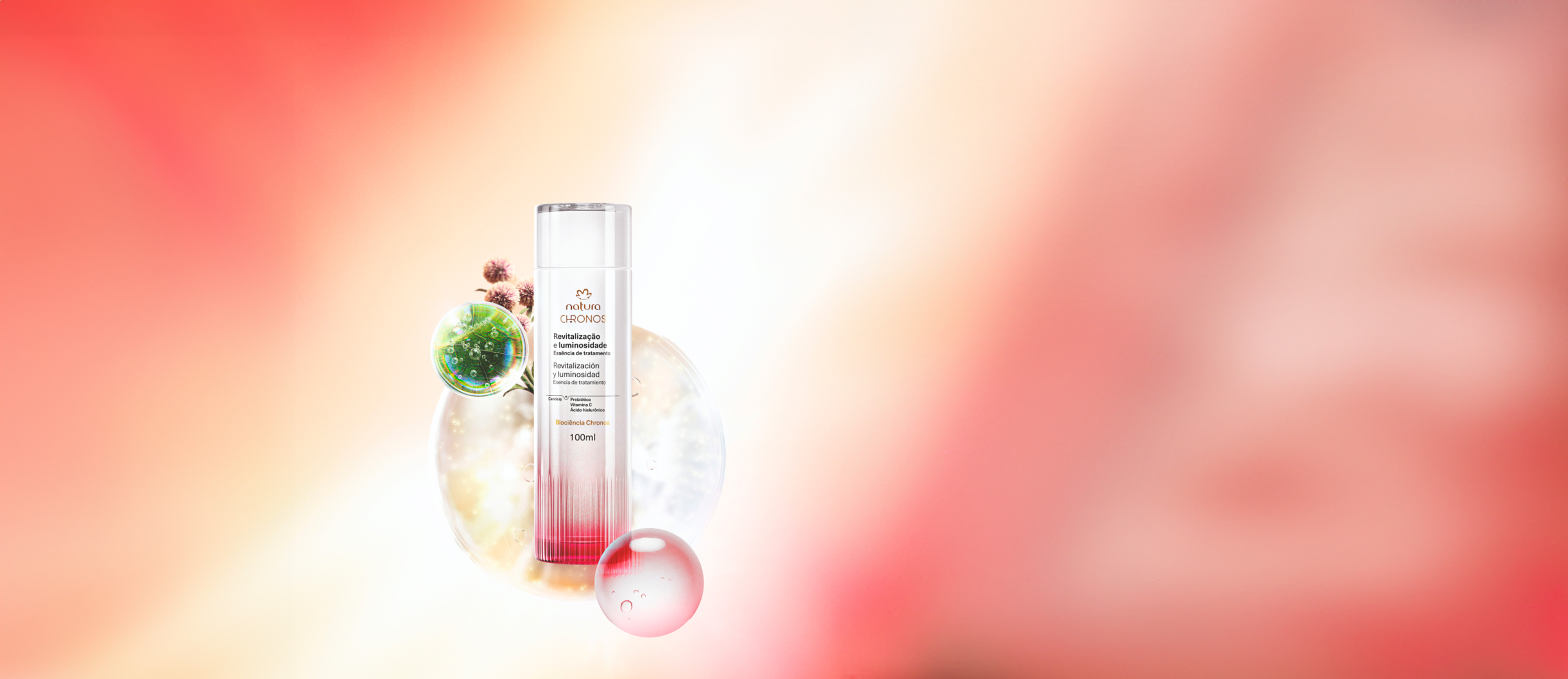 Esencia de tratamiento revitalización y luminosidad Chronos Derma100ml