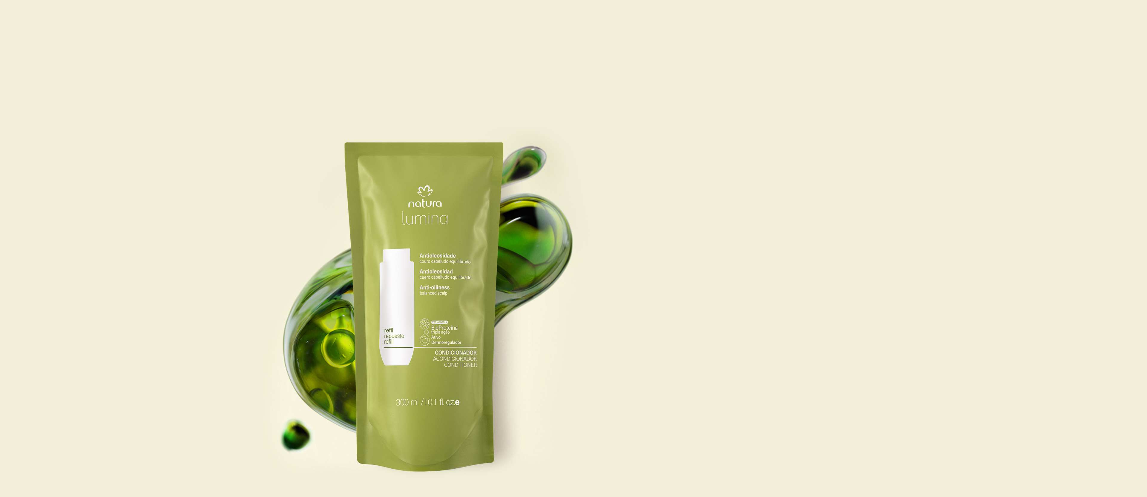 Repuesto Acondicionador Lumina Leve Antioleosidad 300 ml