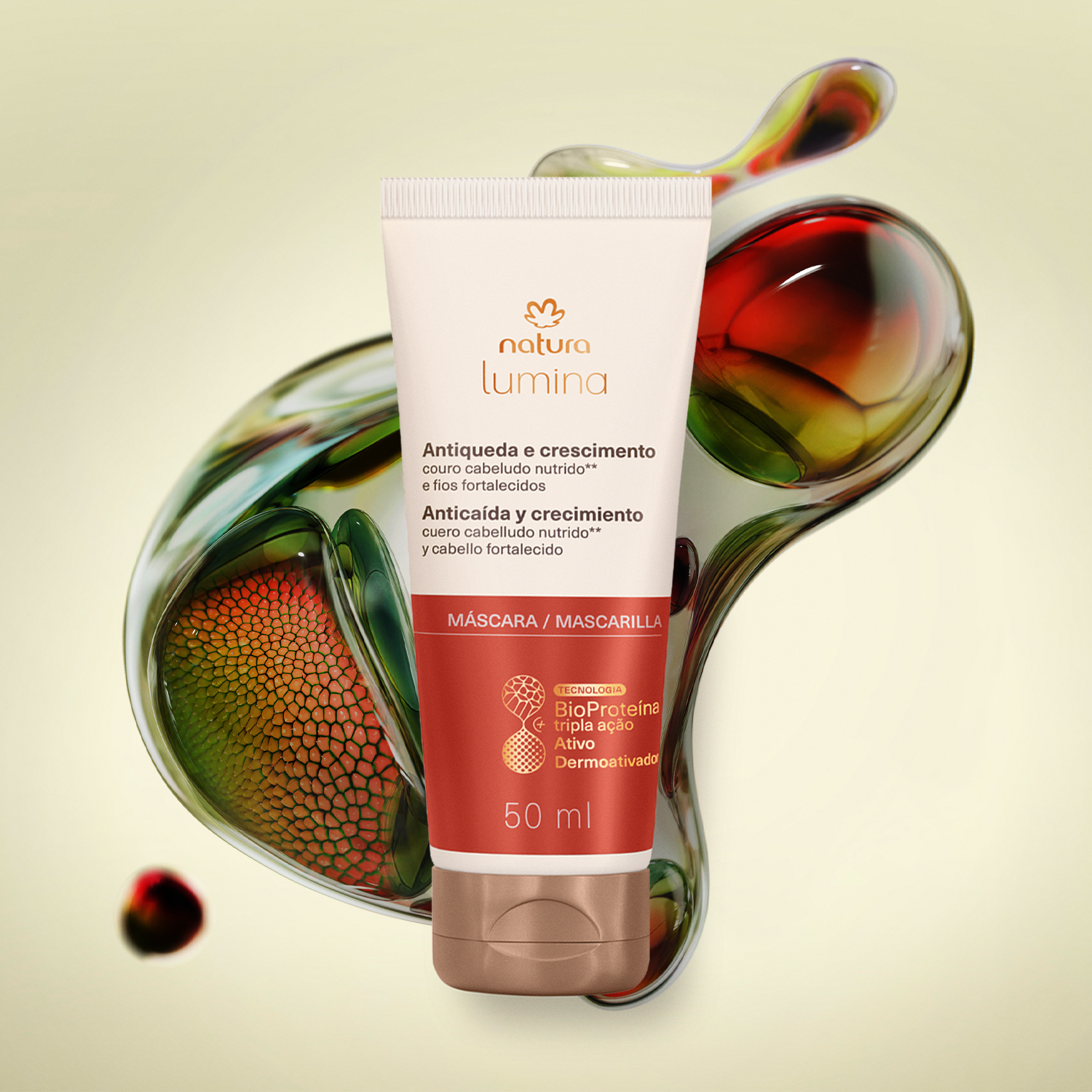 Máscara Antiquiebre Lumina para Anticaída y Crecimiento 50 ml