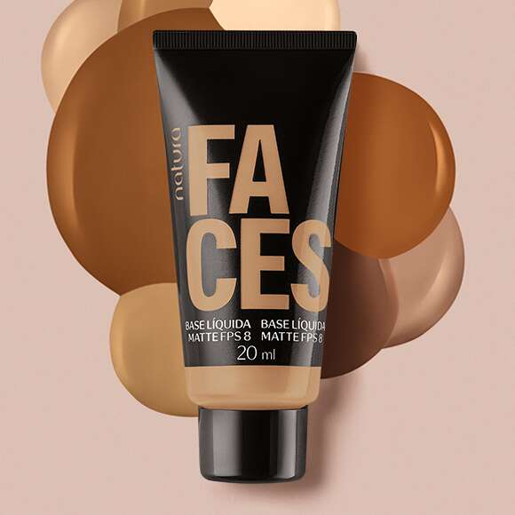 Base Líquida Check Matte Faces 20 ml