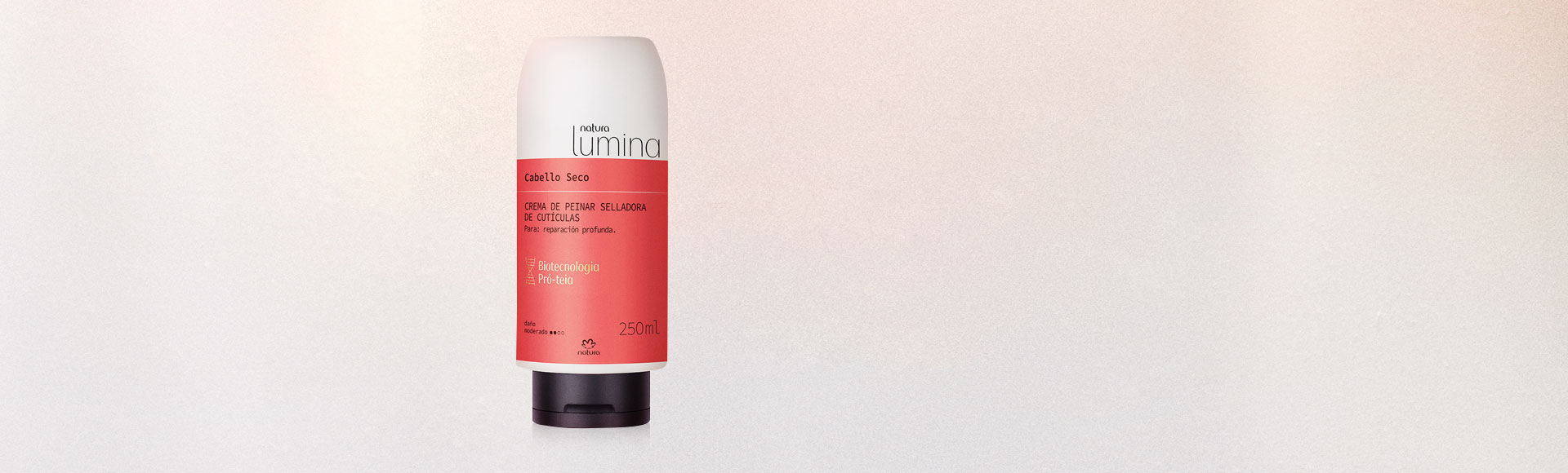 Crema para Peinar Selladora de Cuticulas Cabello Seco Lumina 250ml