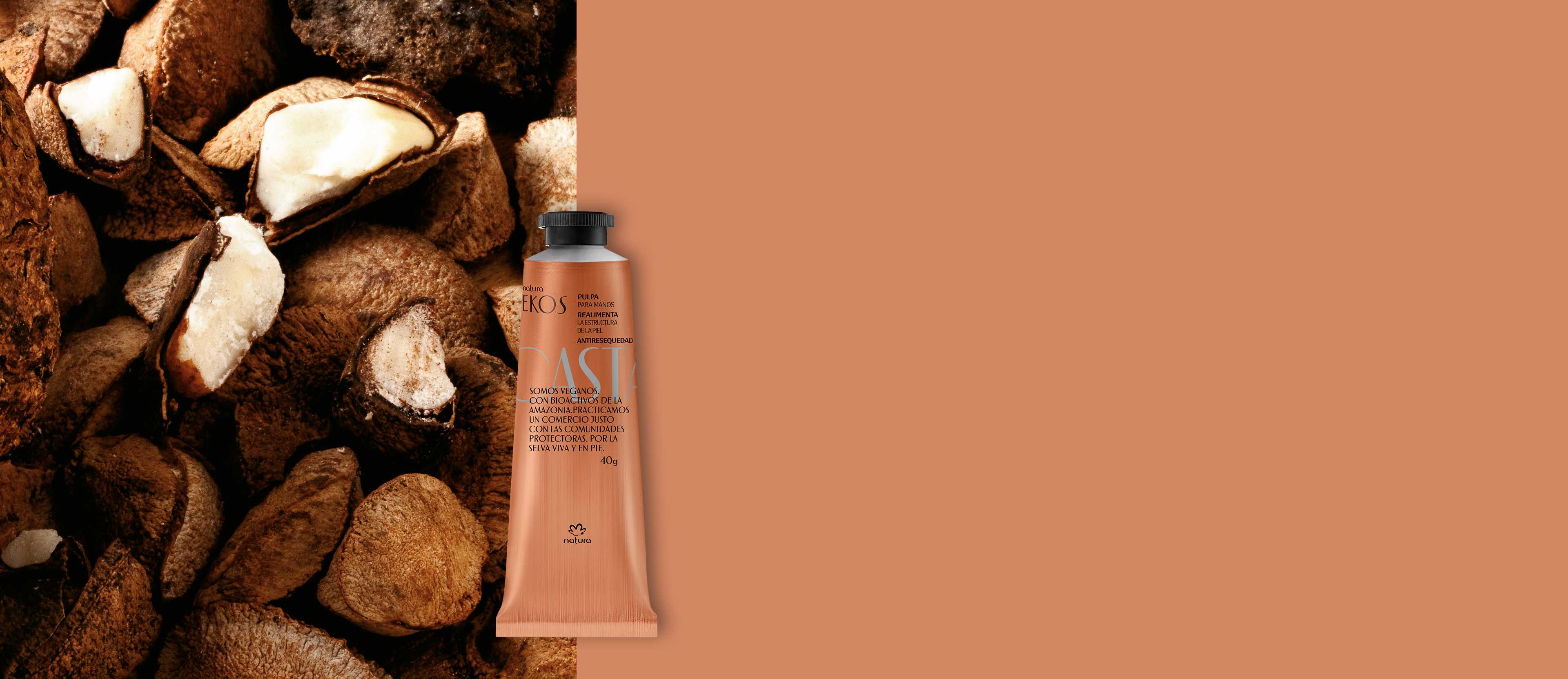 Crema Hidratante para Manos Ekos Castaña 40 g