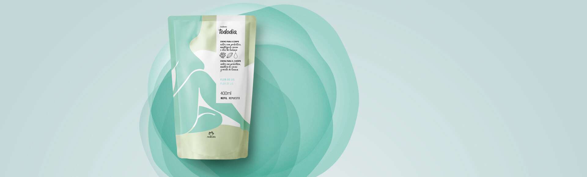 Repuesto Crema Nutritiva Tododia Flor de Lis 400 ml