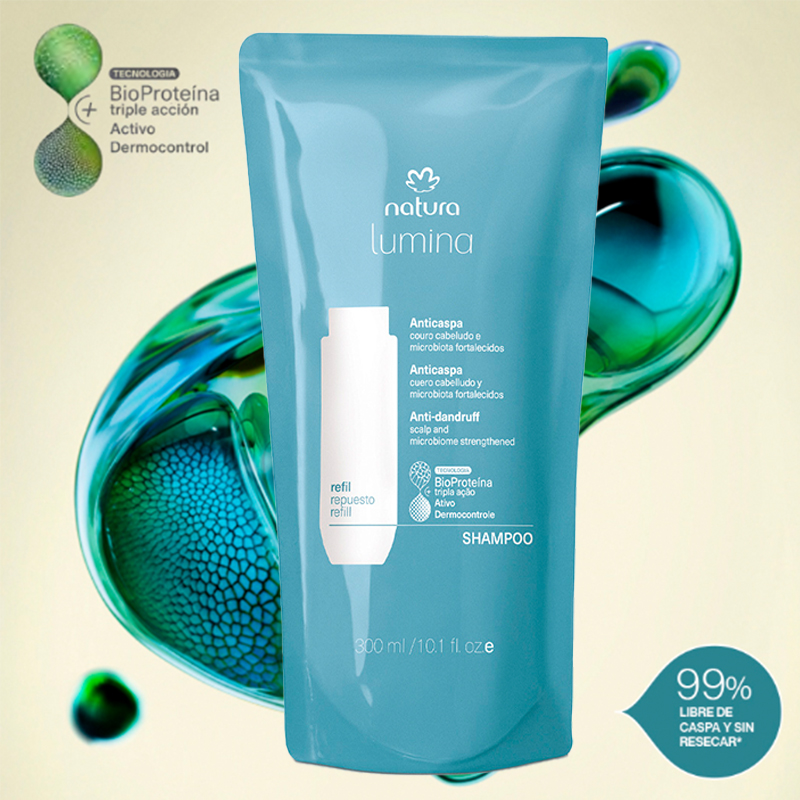 Repuesto Shampoo Lumina Reequilibrante Anticaspa 300 ml