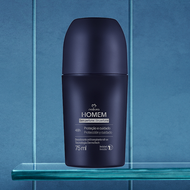 Desodorante Antitranspirante Roll On Homem Sin Perfume 75 ml