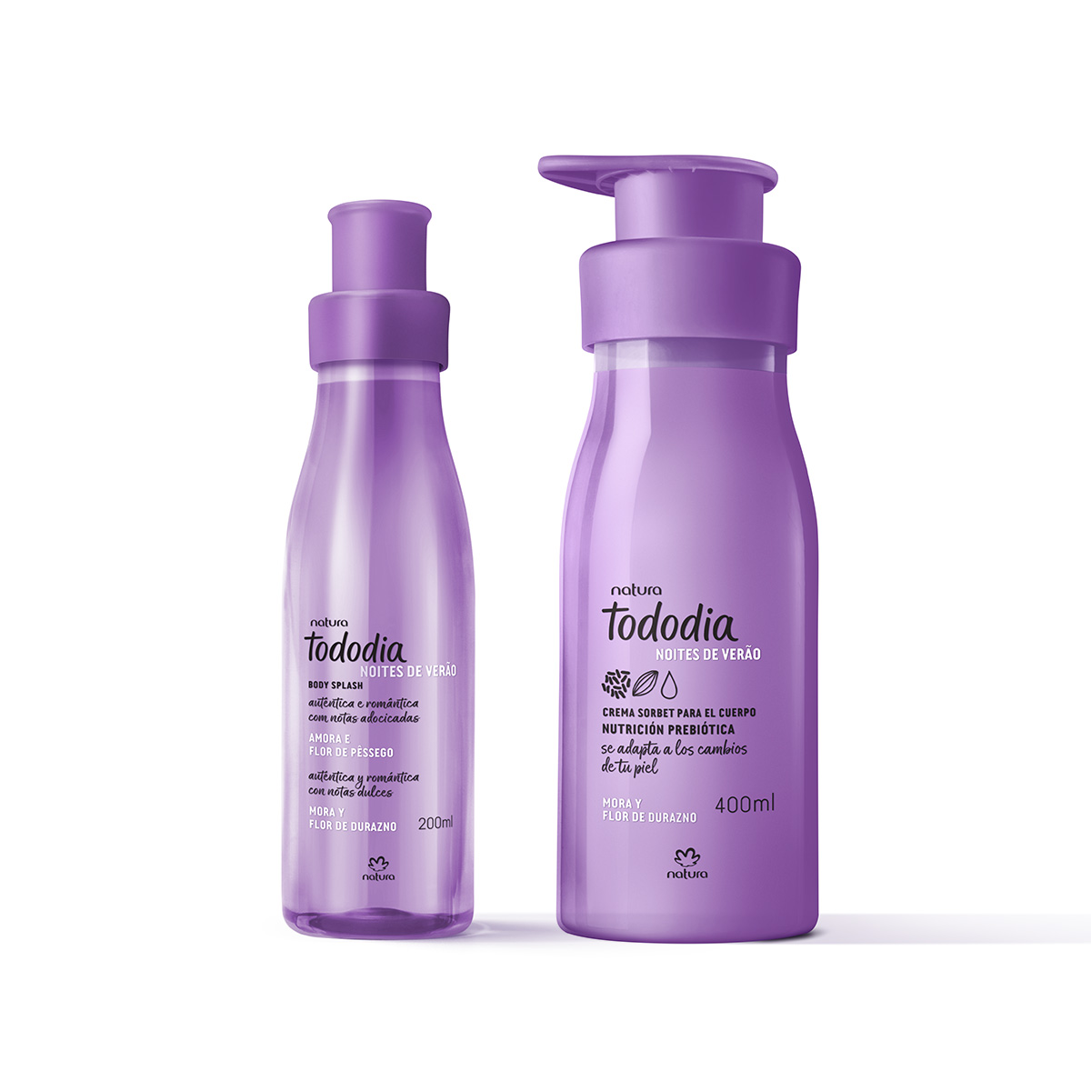 Kit Tododia Mora y Flor de Durazno Hidratación y Perfumación