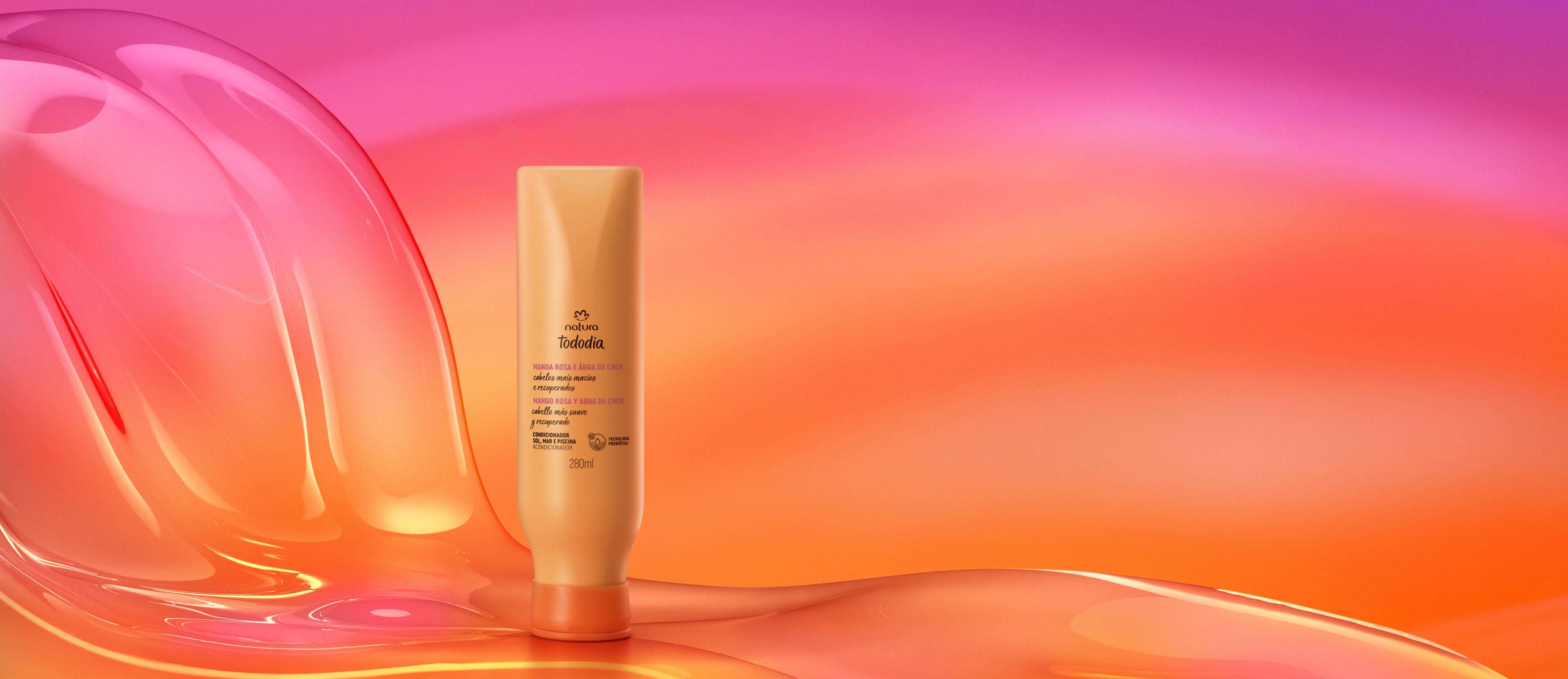 Acondicionador Sol, Mar y Piscina Tododia Mango Rosa y Agua de Coco 280 ml