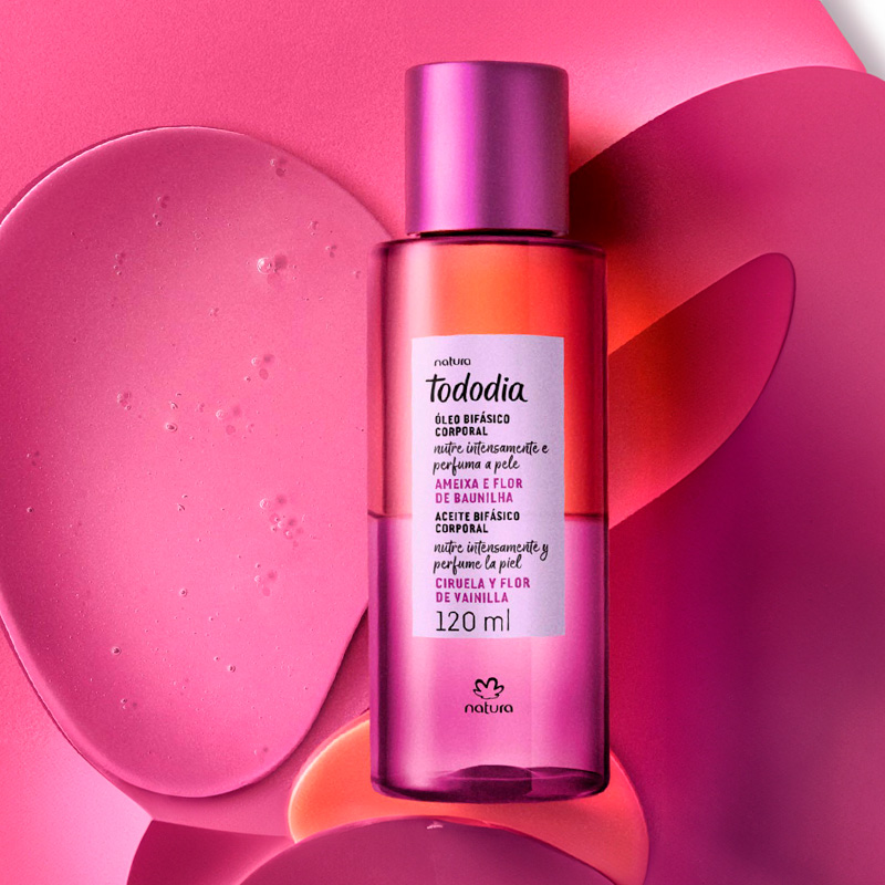 Óleo Bifásico Corporal Ciruela y Flor de Vainilla Tododia 120 ml