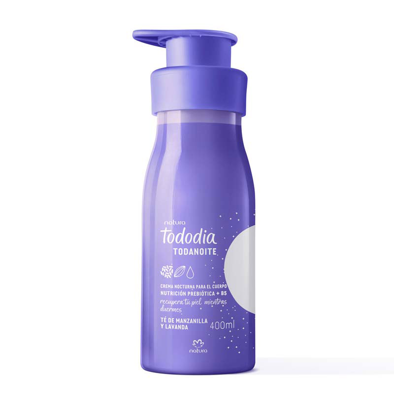 Crema Hidratante Tododia Nocturna te de Manzanilla y Lavanda 400 ml