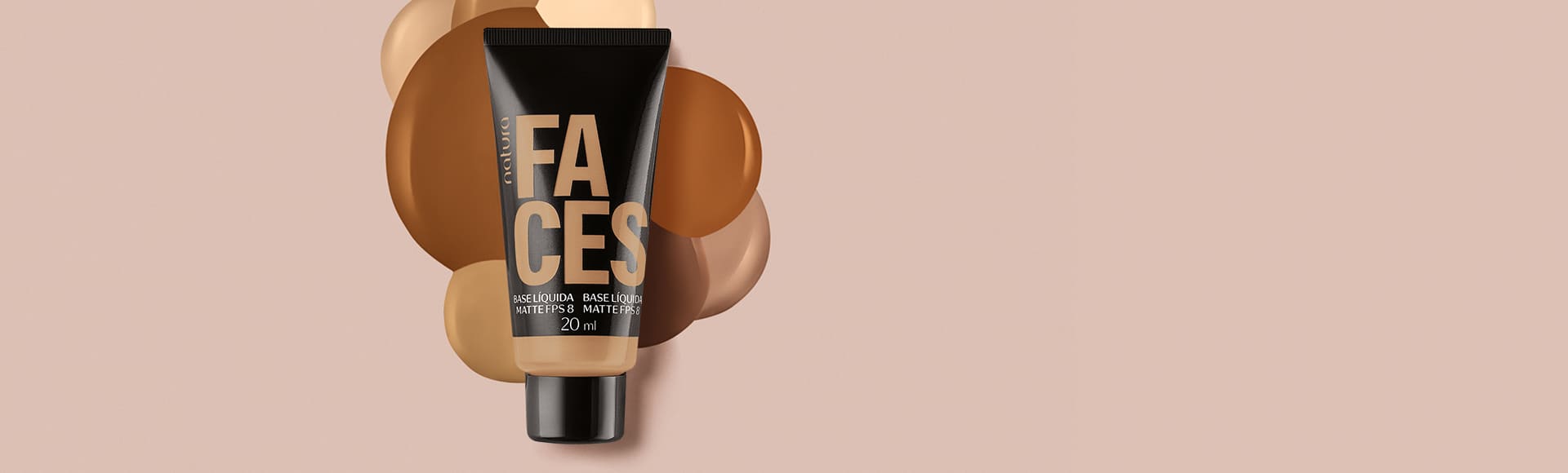 Base Líquida Check Matte Faces 20 ml