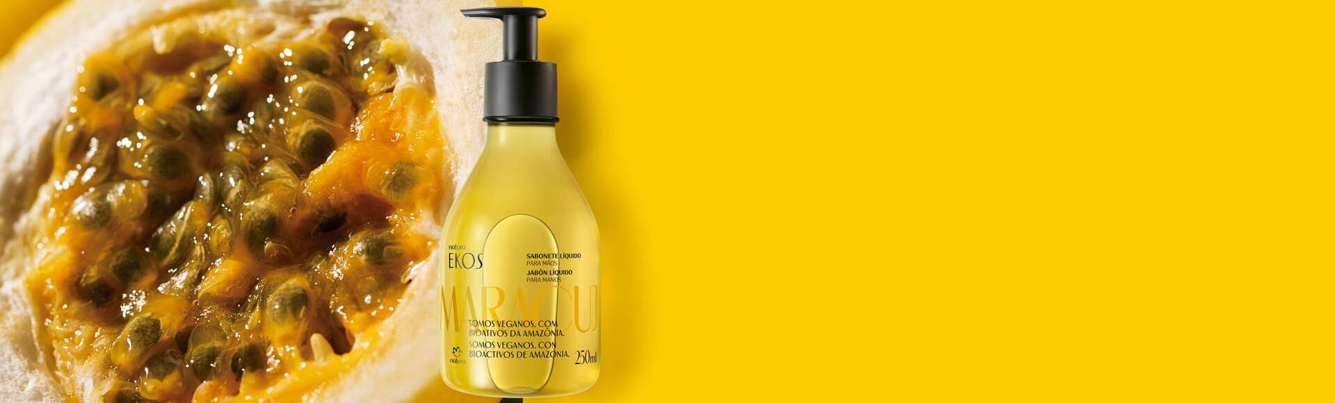 Jabón Líquido para Manos Ekos Maracuyá 250 ml
