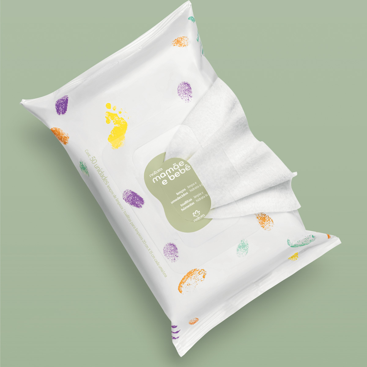 Toallitas de Limpieza MM&BB Con Fragancia 50 unidades