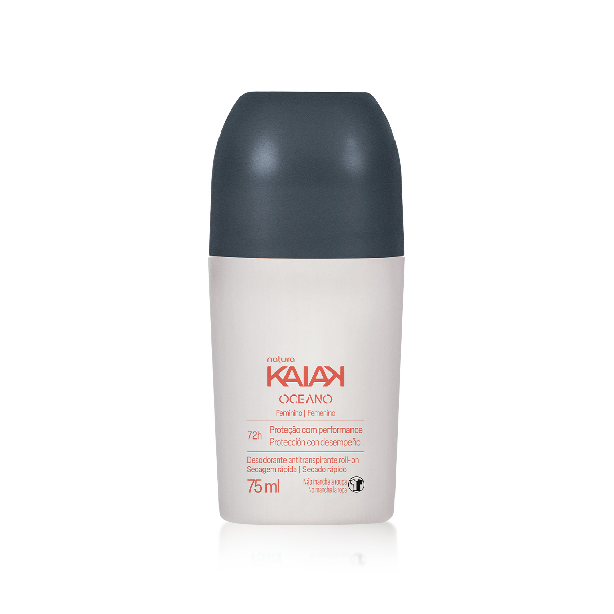 Desodorante Antitranspirante Roll-on Kaiak Oceano Feminino 75 ml
