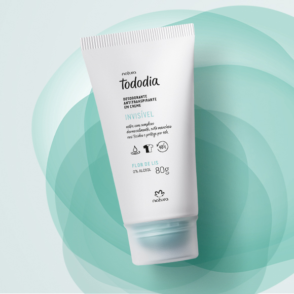 Desodorante Antitranspirante em Creme Tododia Flor de Lis