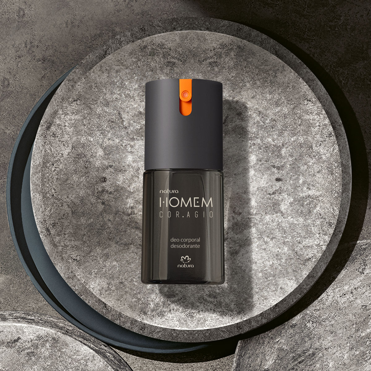 Desodorante Corporal Natura Homem Cor.agio