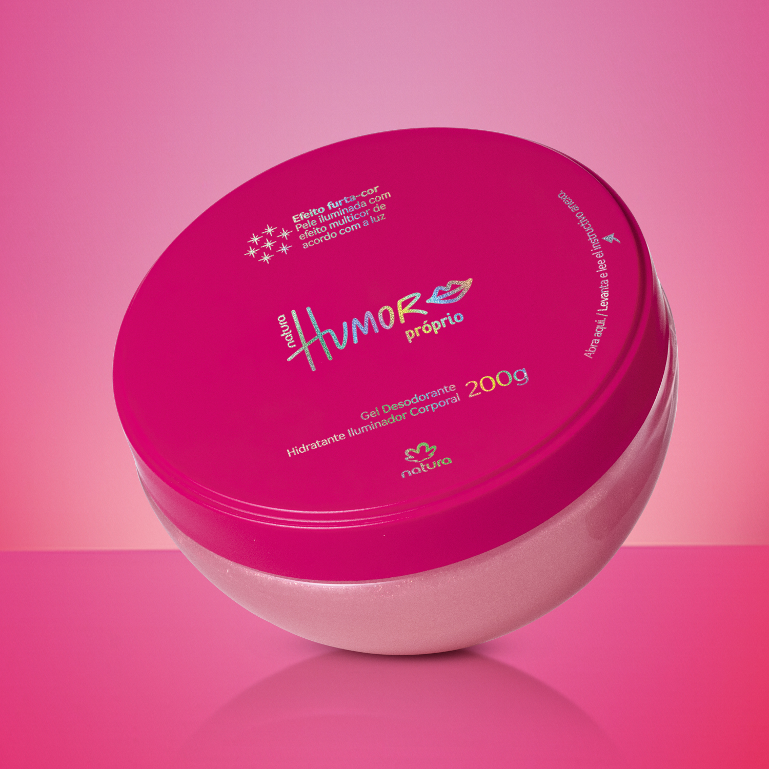 Desodorante Hidratante Corporal Gel Iluminador Humor Próprio