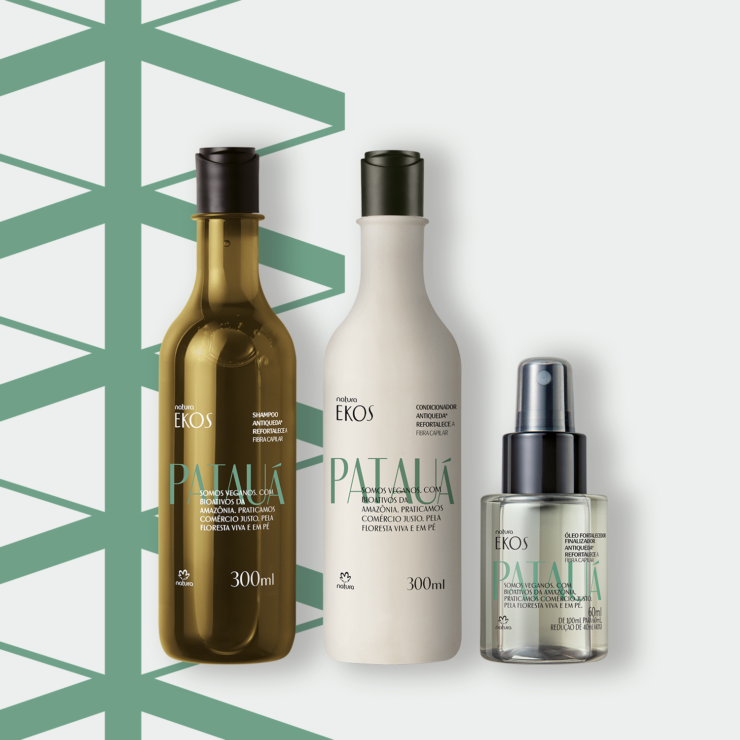 Kit Ekos Patauá, Shampoo, Condicionador e Óleo (3 produtos)
