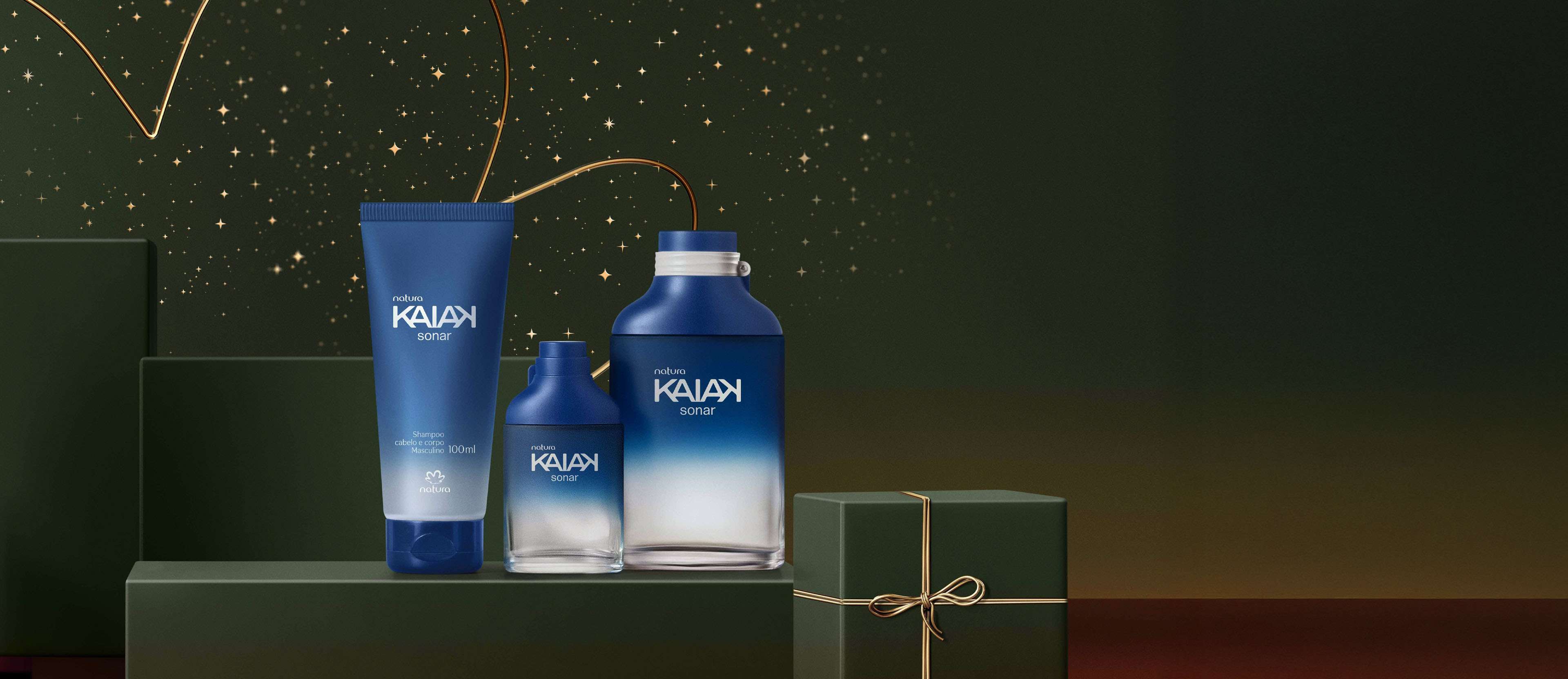 Presente Natura Kaiak Sonar Masculino (3 produtos)