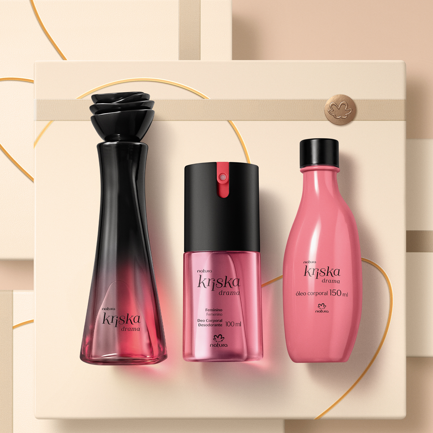 Presente Natura Kriska Drama (3 produtos)