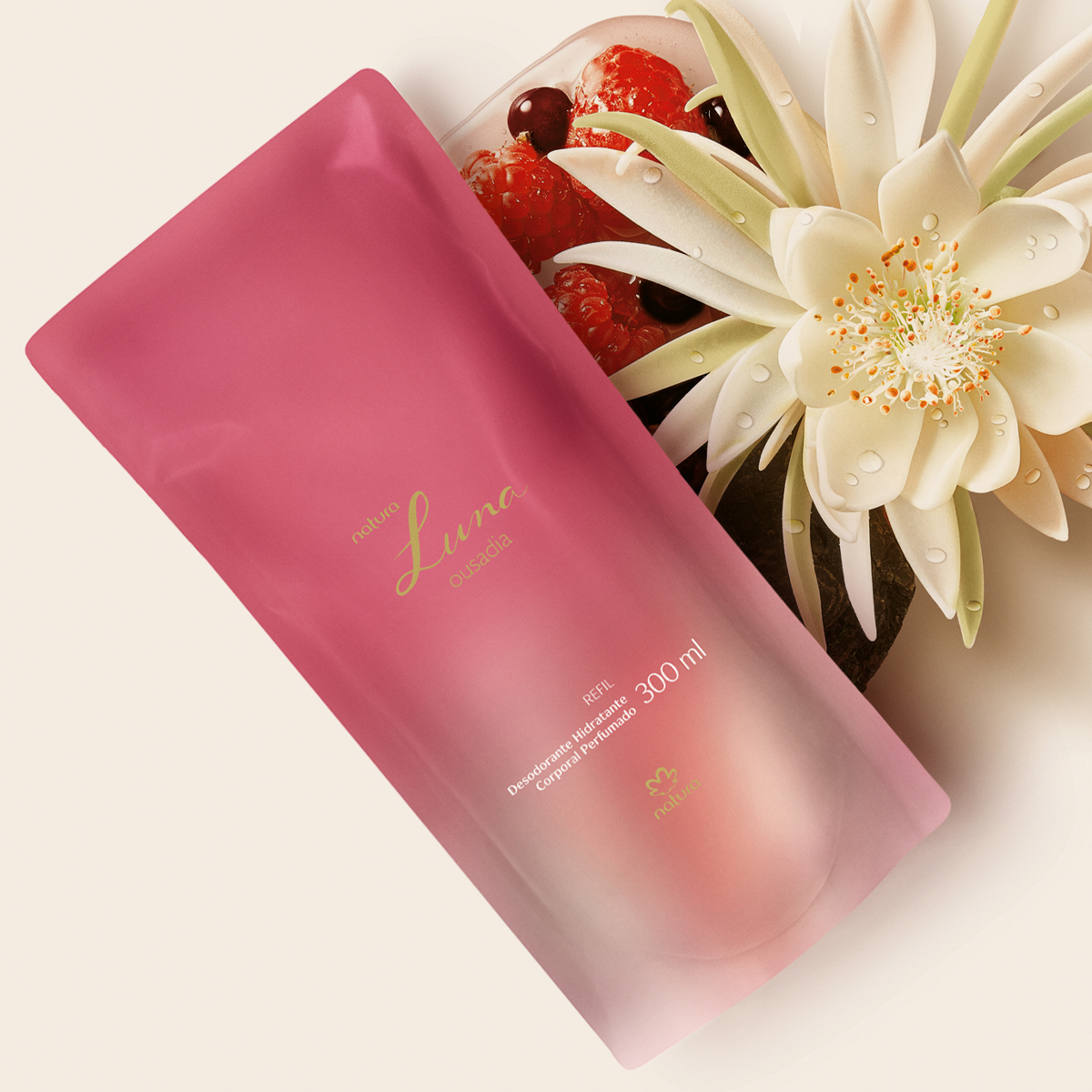 Refil Desodorante Hidratante Corporal Luna Ousadia