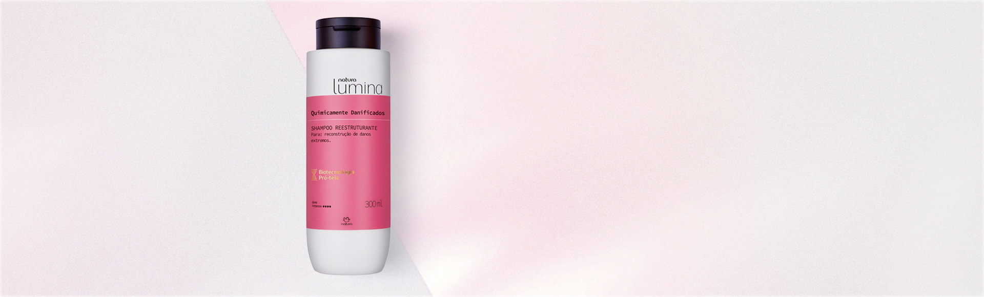 Shampoo Reestruturante Lumina para Cabelos Quimicamente Danificados