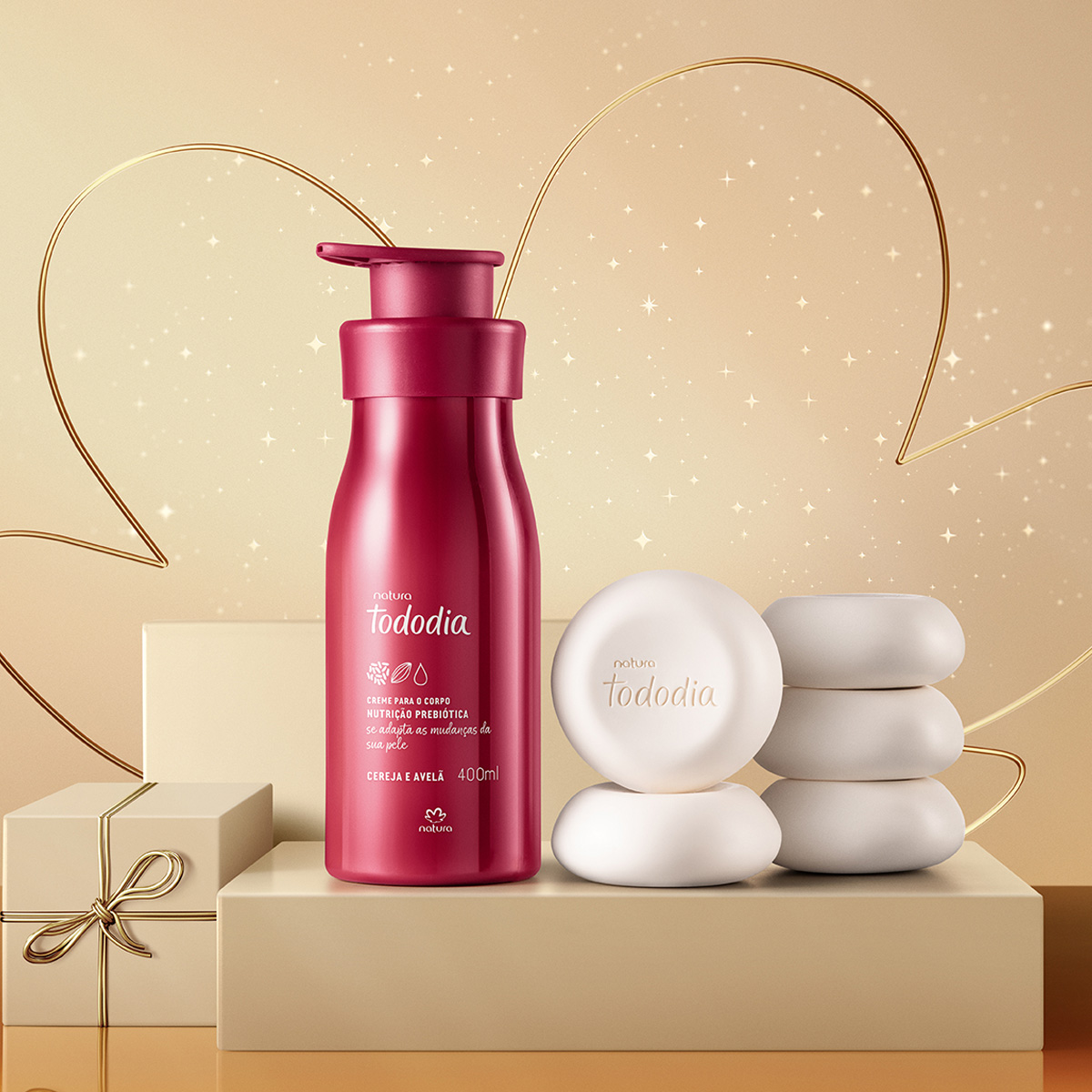 Presente Natura Tododia Cereja e Avelã (2 produtos)