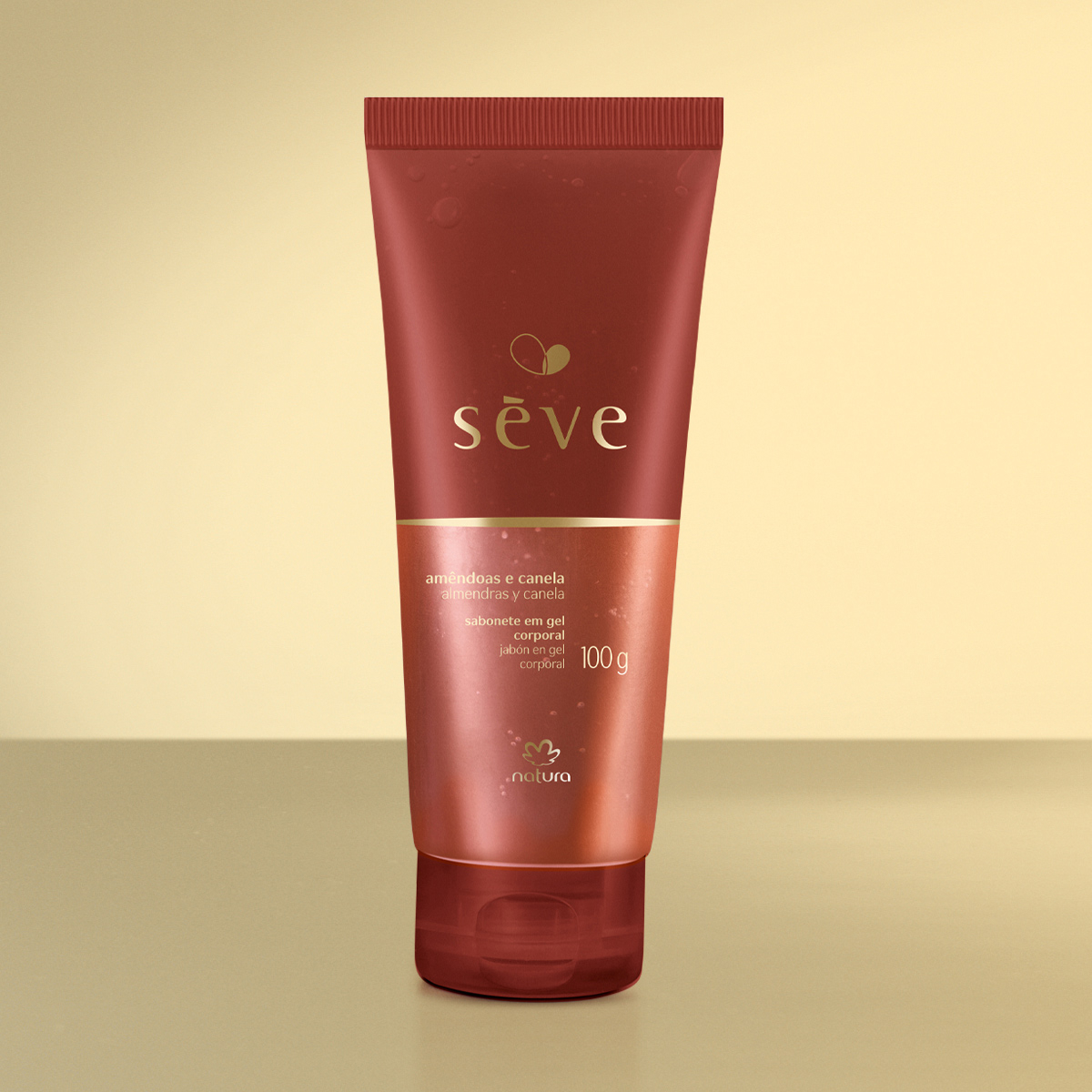 Sabonete Líquido Corporal Sève Amêndoas e Canela 100 ml