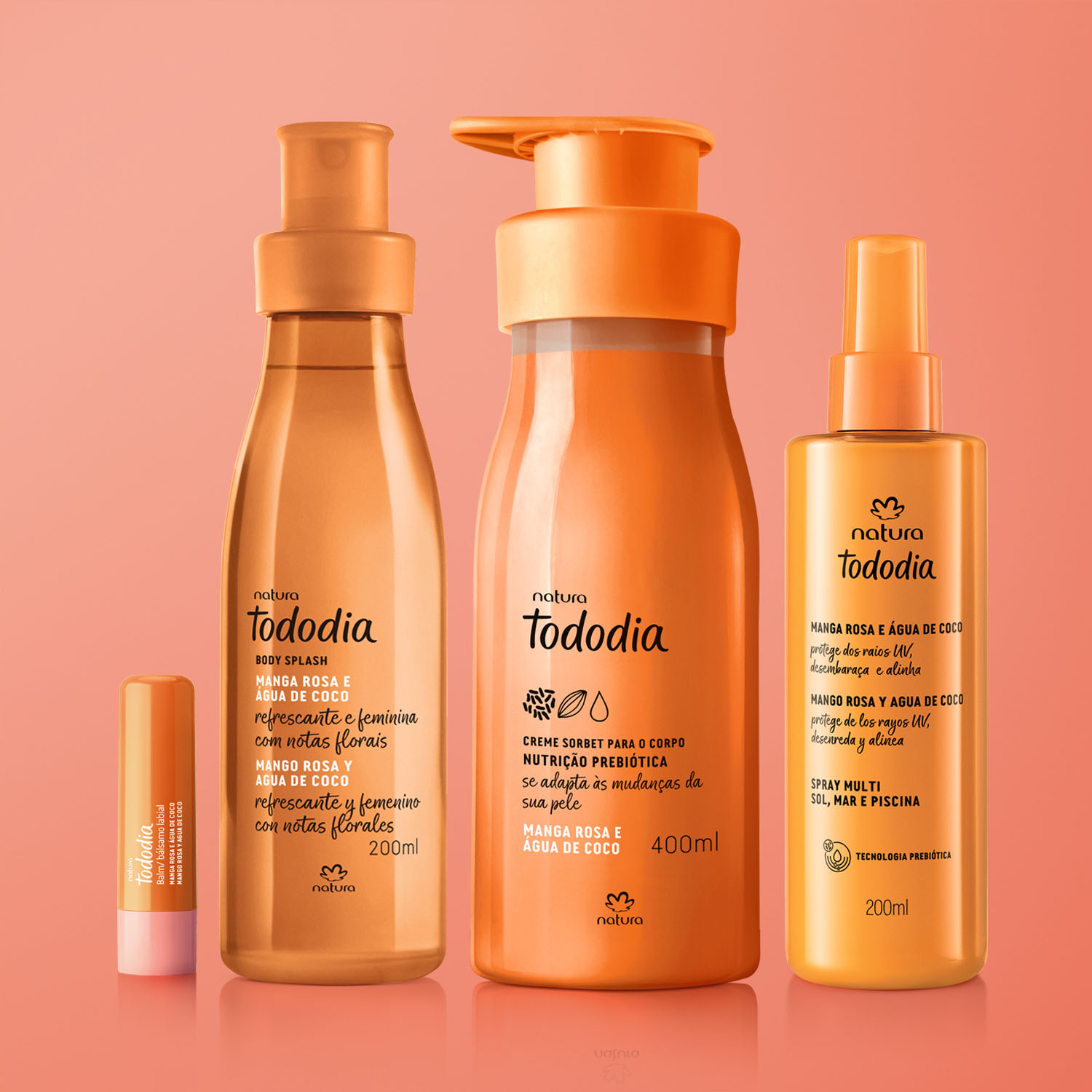 Kit Verão Tododia Manga Rosa e Água de Coco