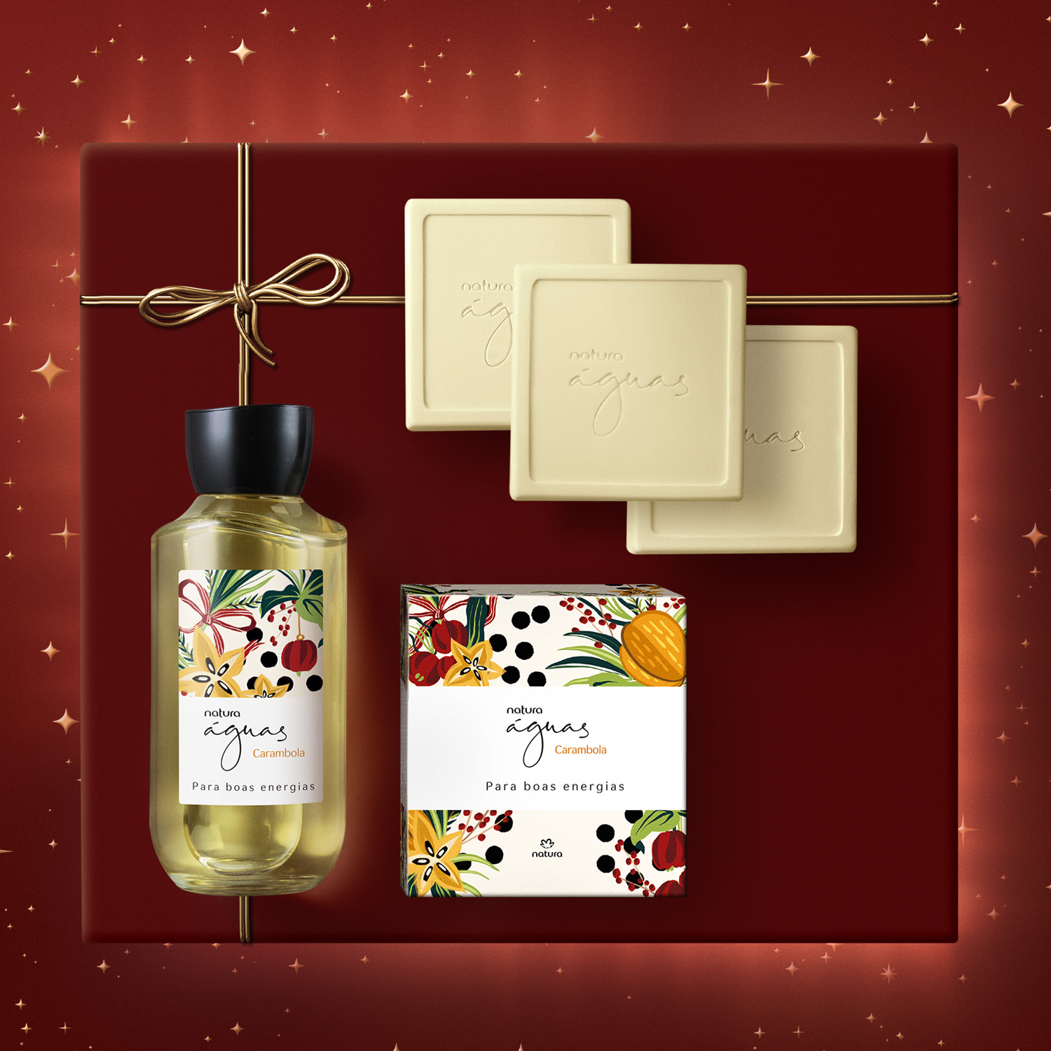 Presente Natura Águas Carambola para Boas Energias (2 produtos)