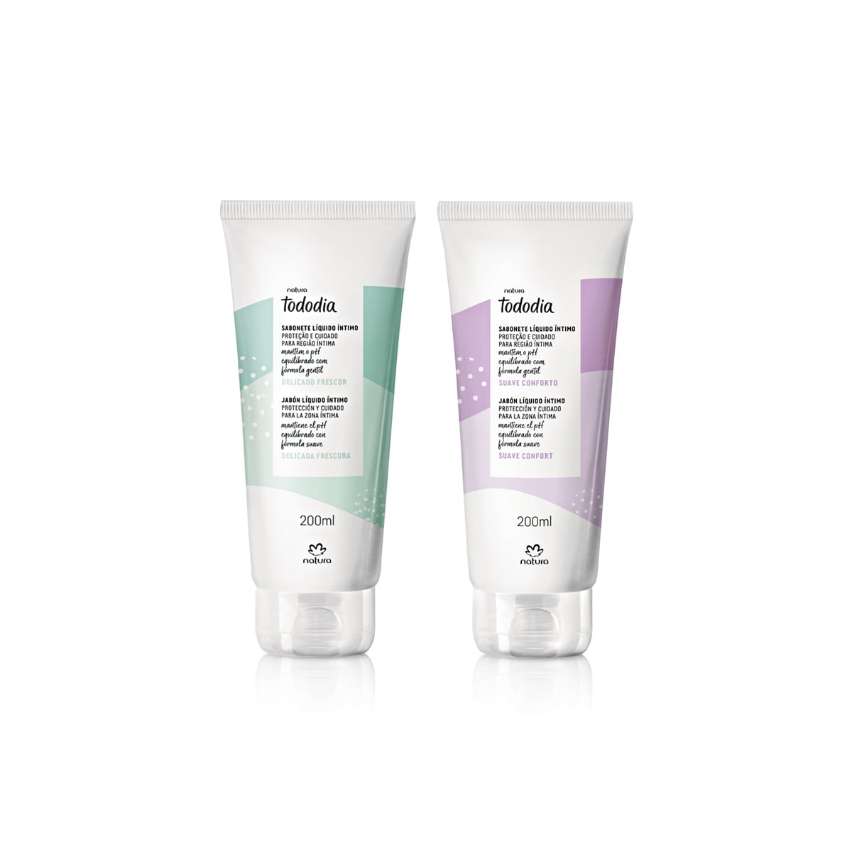 Kit Sabonete Líquido Íntimo Tododia Suave Conforto e Delicado Frescor (2 produtos)