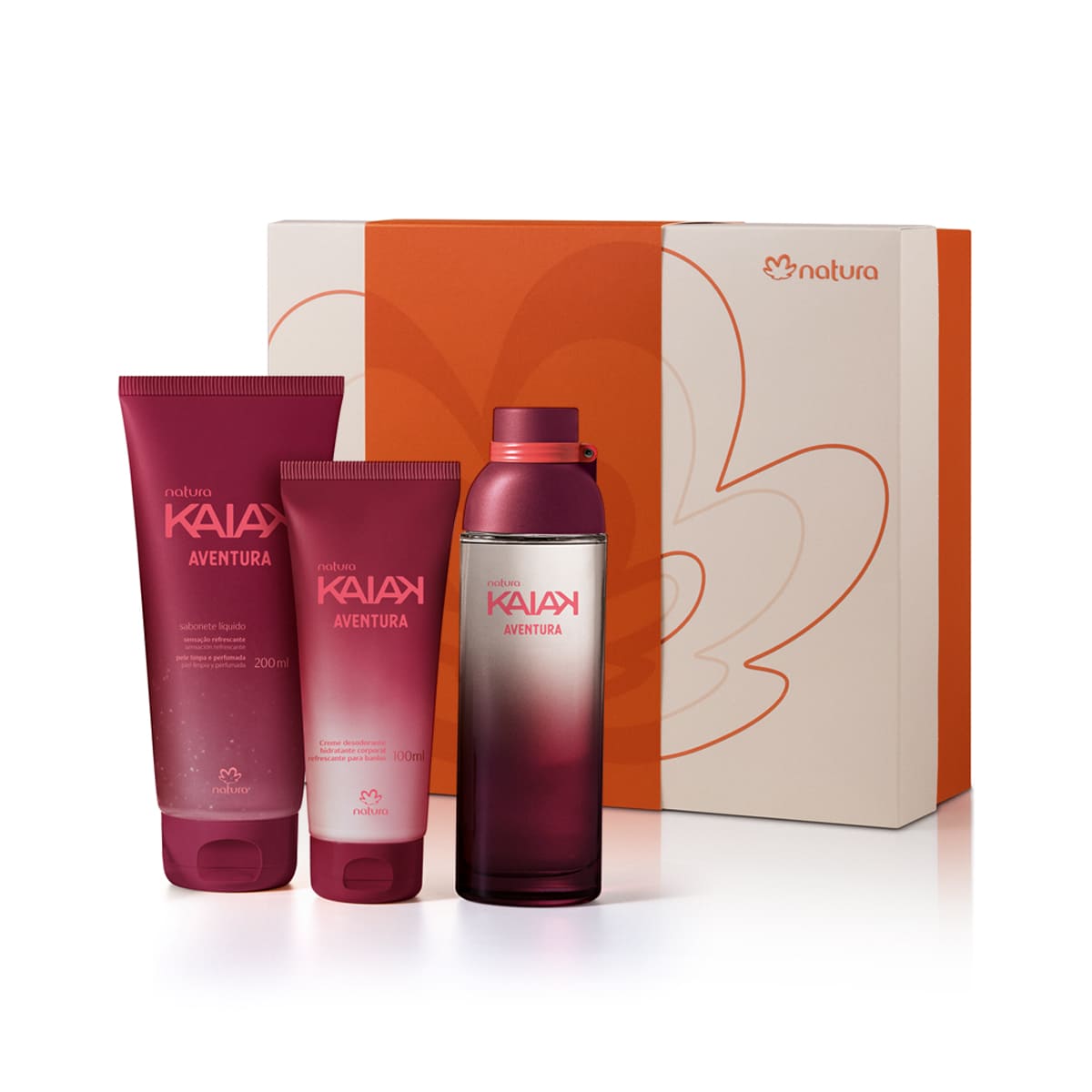 Presente Natura Kaiak Aventura Feminino (3 produtos)