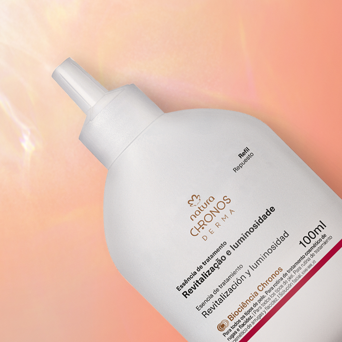 Refil Essência de Tratamento Revitalização e Luminosidade Chronos Derma