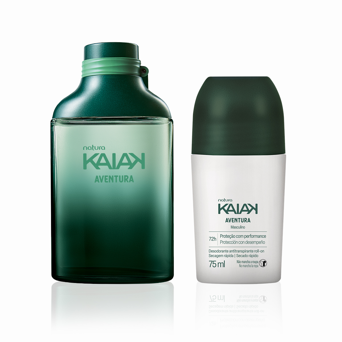 Kit Kaiak Aventura Masculino e Desodorante Roll-on (2 produtos)