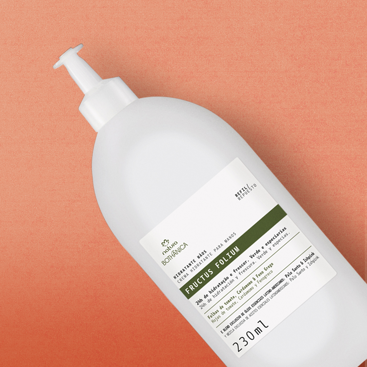 Refil Hidratante Mãos Bothânica Fructus Folium 230 ml