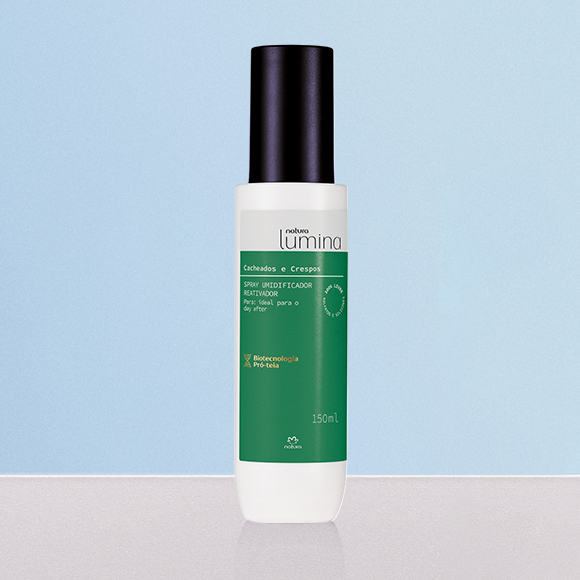 Spray Umidificador Reativador Para Cabelos Cacheados e Crespos Lumina