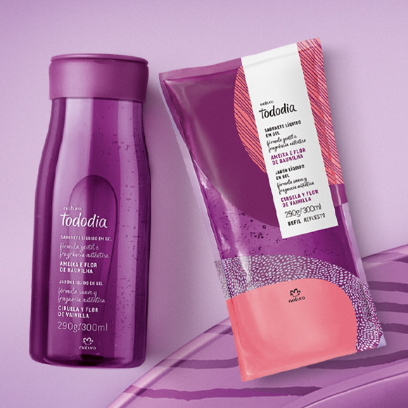 Kit Sabonete Líquido Tododia Ameixa e Flor de Baunilha + Cupom de Desconto
