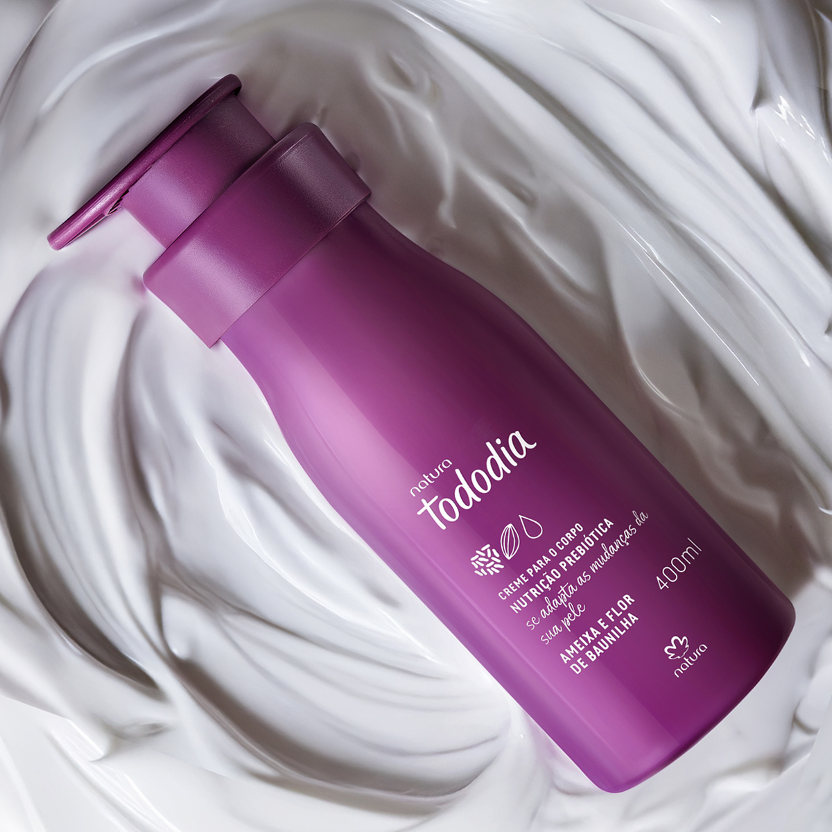 Todo dia creme p/ corpo ( ameixa , flor de baunilha)