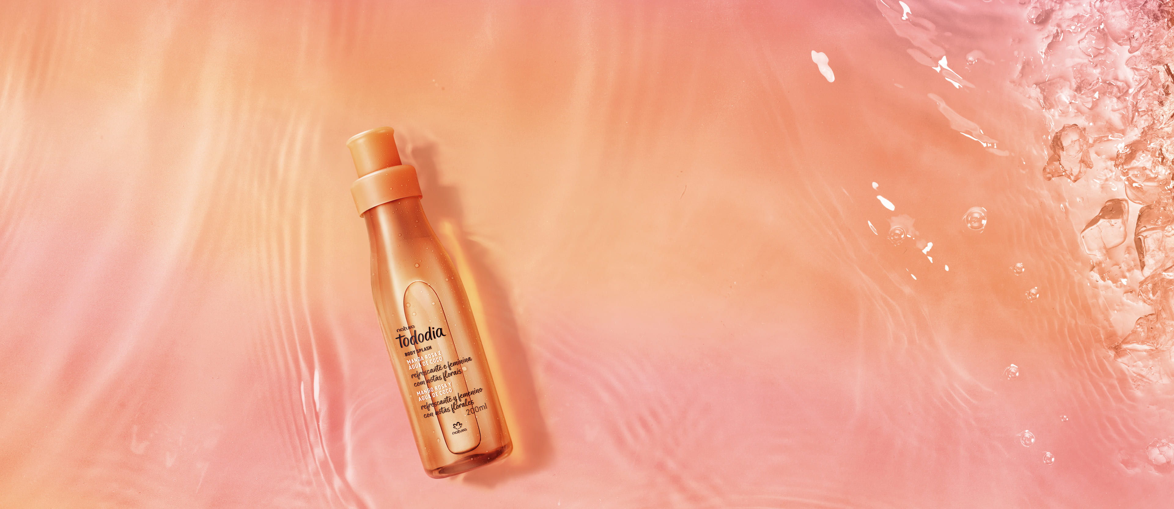 Tododia Manga Rosa e Água de Coco Body Splash Desodorante Colônia 200 ml