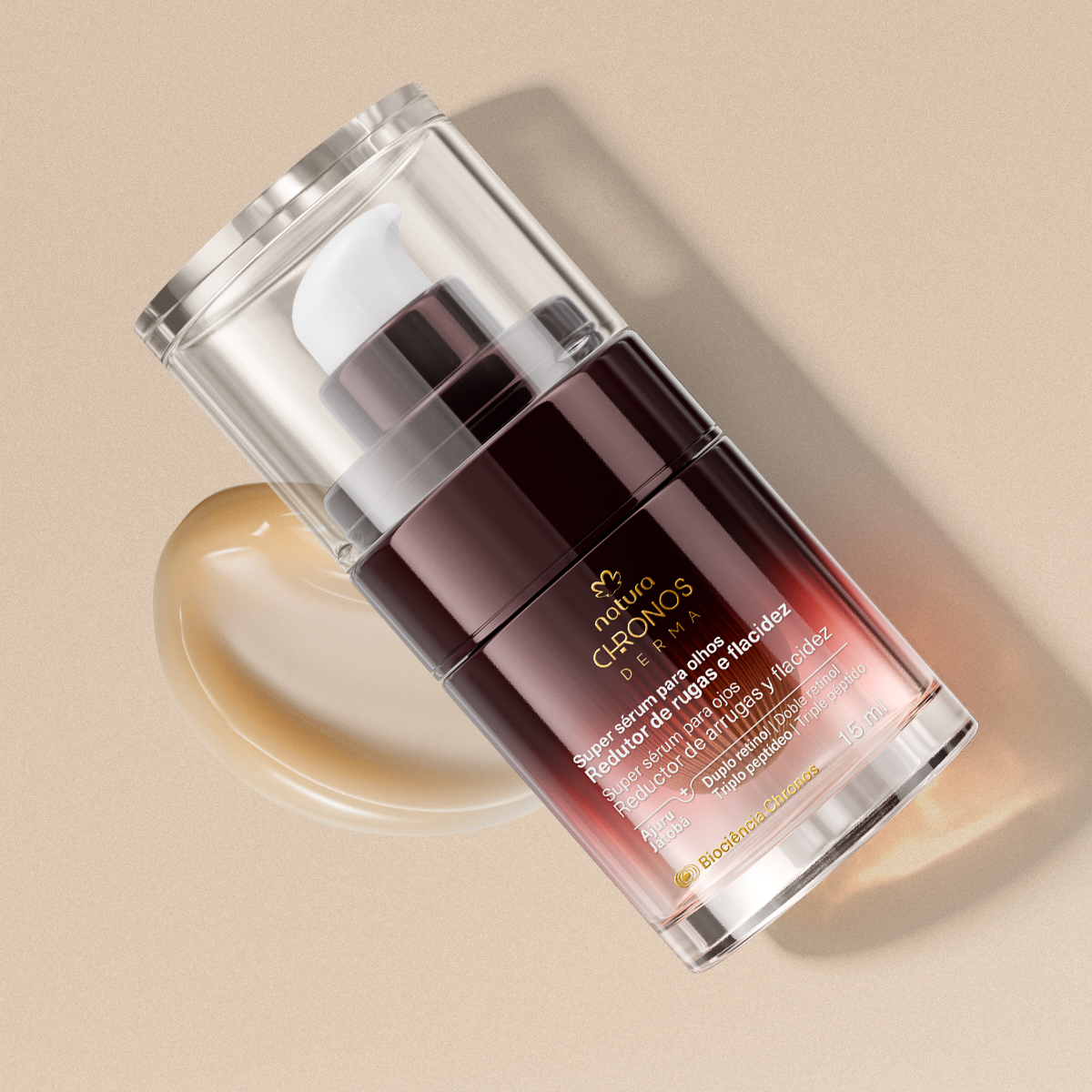 Super Sérum para Olhos Redutor de Rugas e Flacidez Chronos Derma