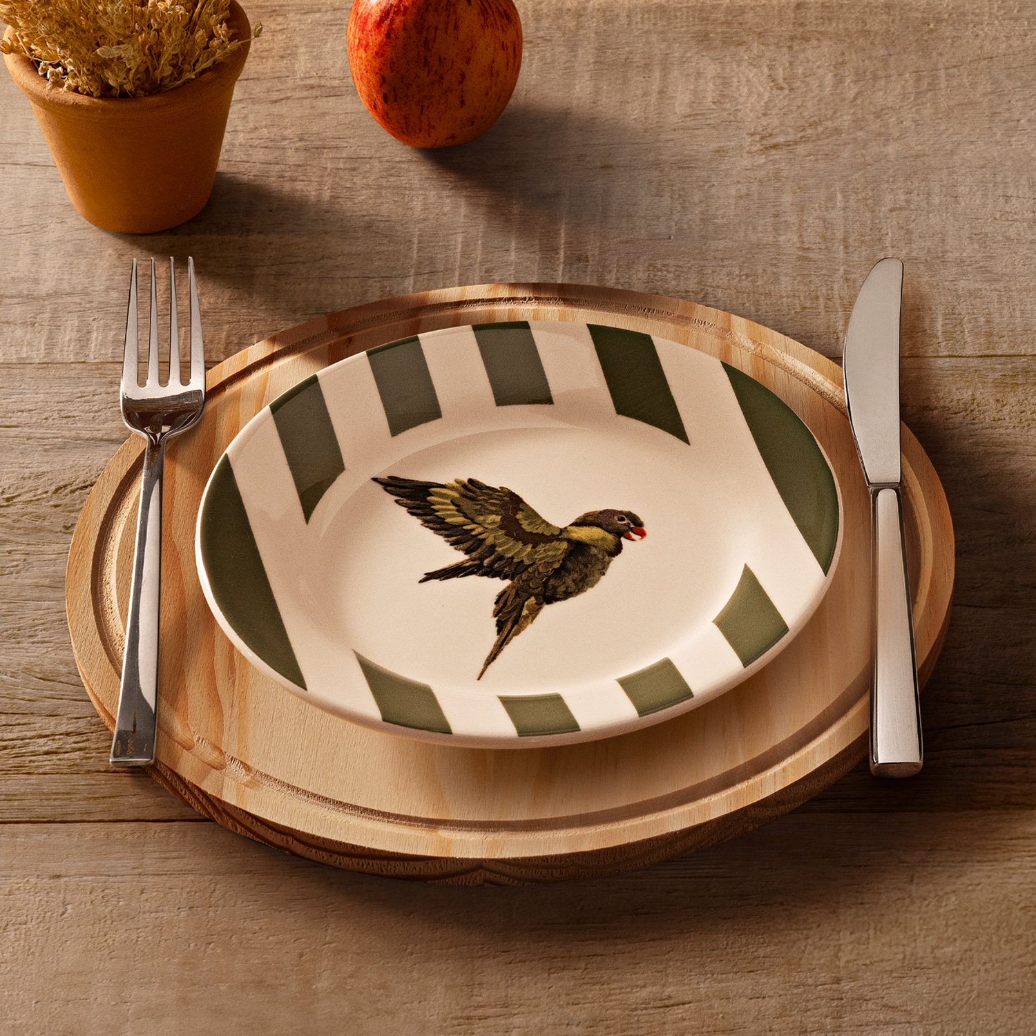 Prato de Sobremesa Crer Para Ver